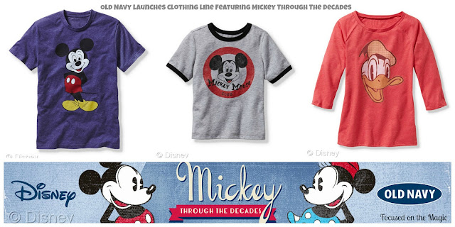 Old Navy Launches “Mickey Through the Decades” Vintage Tee Collection 