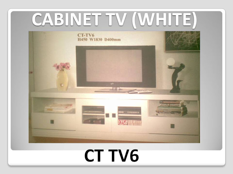 CABINET TV (WHITE)