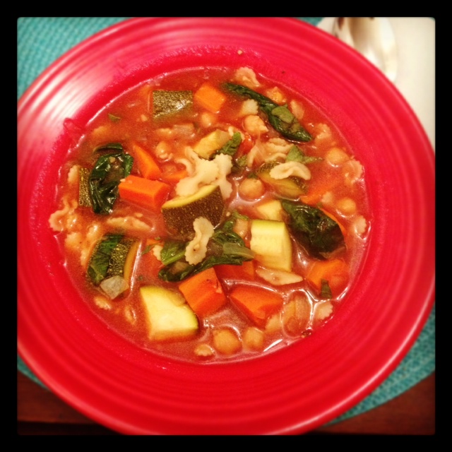 rowhouse HOME recipe crockpot minestrone soup