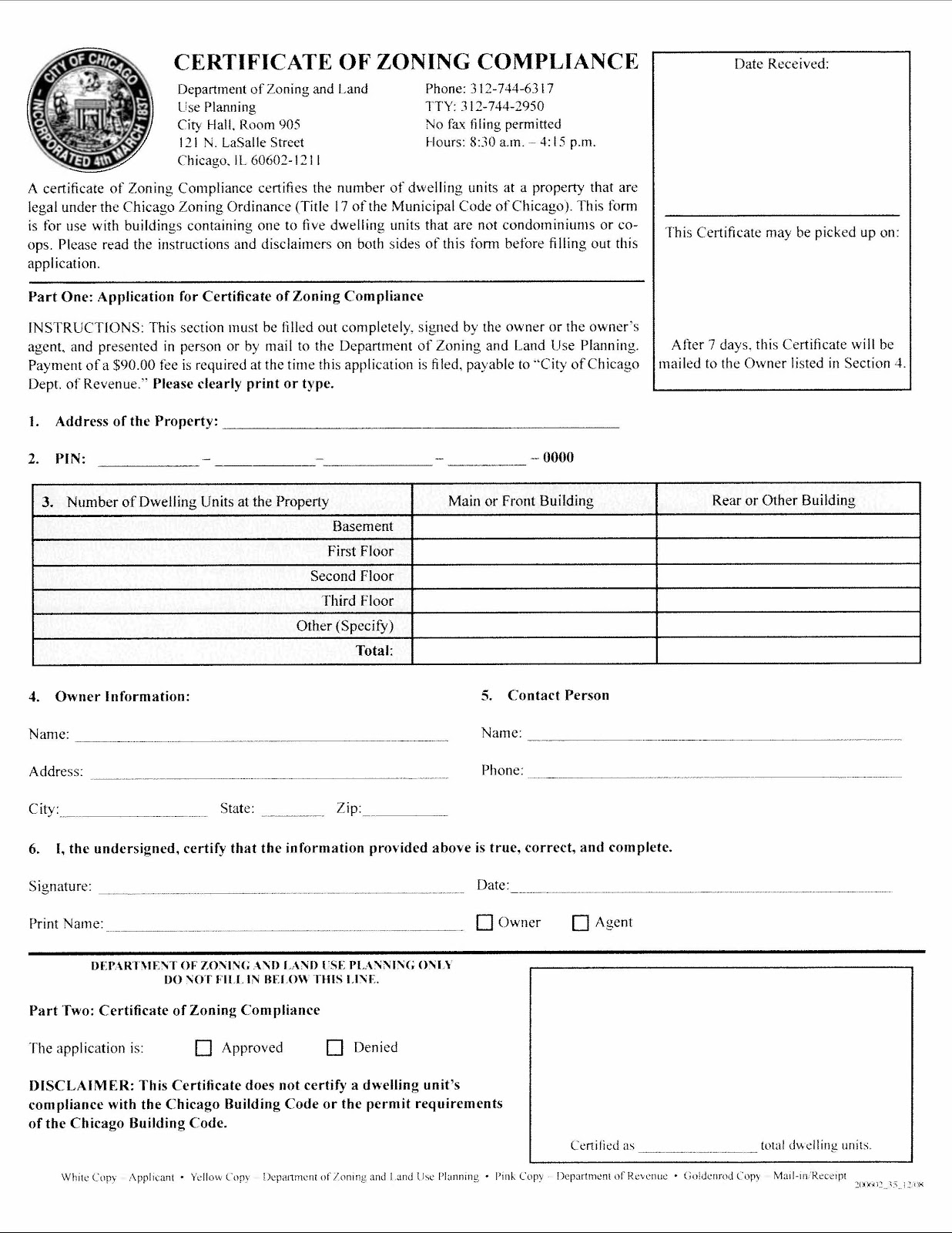 Certificate Of Zoning Compliance prntbl.concejomunicipaldechinu.gov.co