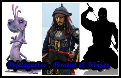 Pejalagartos Piratas & Ninjas
