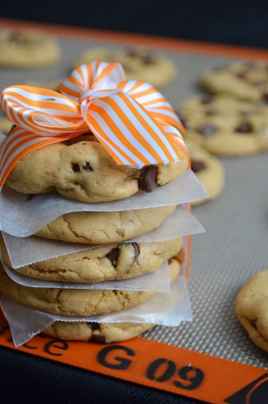For the Love of Dessert Pumpkin Spice, Chocolate Chip Pudding Cookies