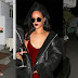 Rihanna Latest Braless Pic in Red Dress