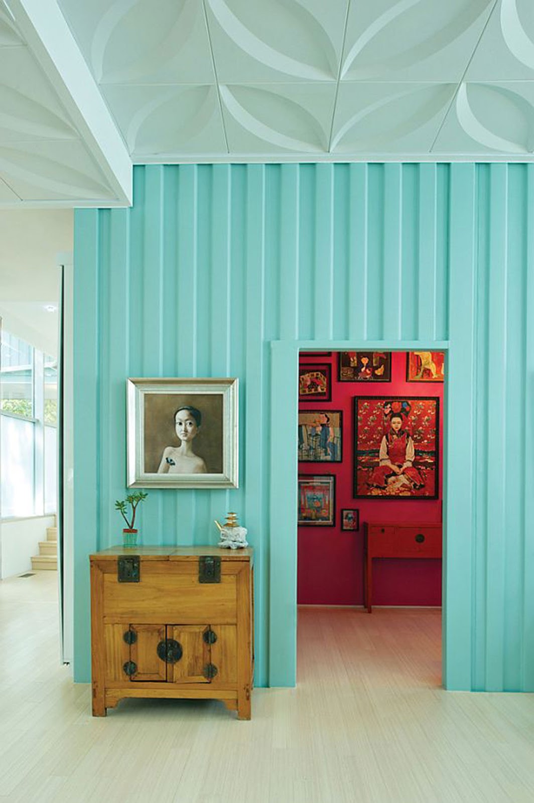 glass house Turquoise Decorating Ideas | 1064 x 1600 glass house Turquoise Decorating Ideas | 1064 x 1600