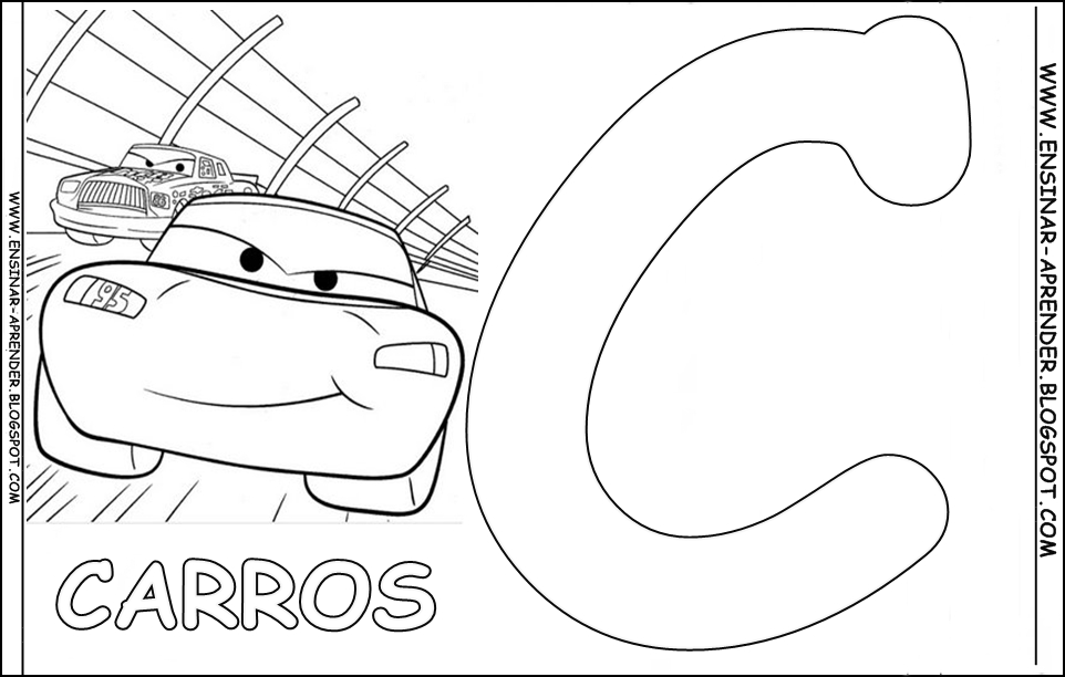 alfabeto com personagens de desenhos e filmes infantis cantinho do