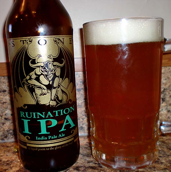 Bob's Brew and Liquor Reviews Stone Ruination IPA