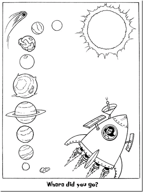 Sistema Solar para colorear