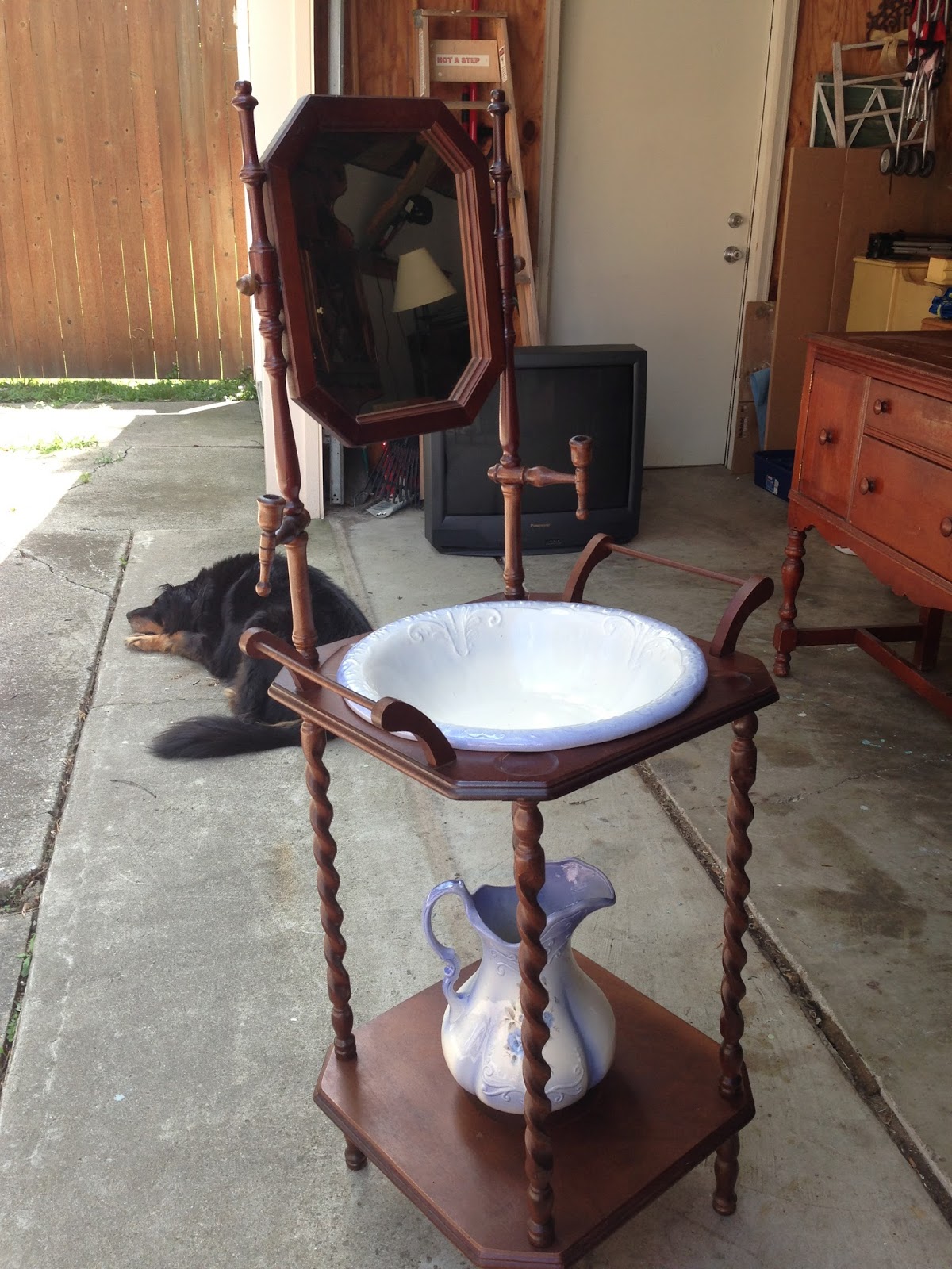 cottage instincts Antique Wash Stand and Dry Sink