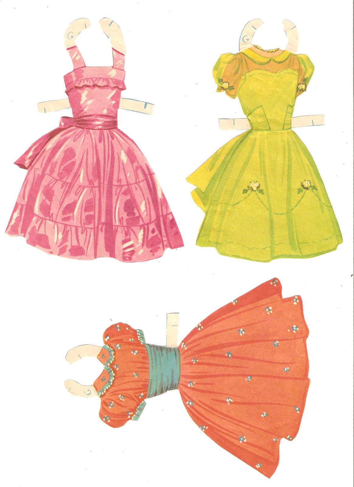 Miss Missy Paper Dolls 4 girls paper dolls