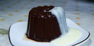 Resep Puding Coklat Vla Vanilla Lembut