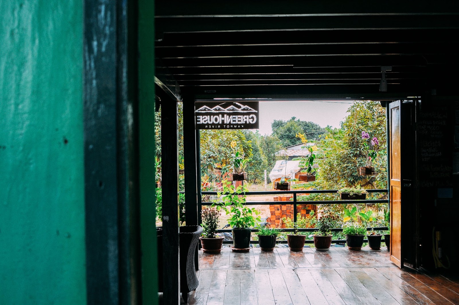 La Greenhouse, Kampot — 2 passeports, 2 sacàdos