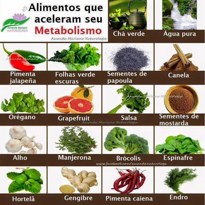 Alimentos que aceleram seu metabolismo