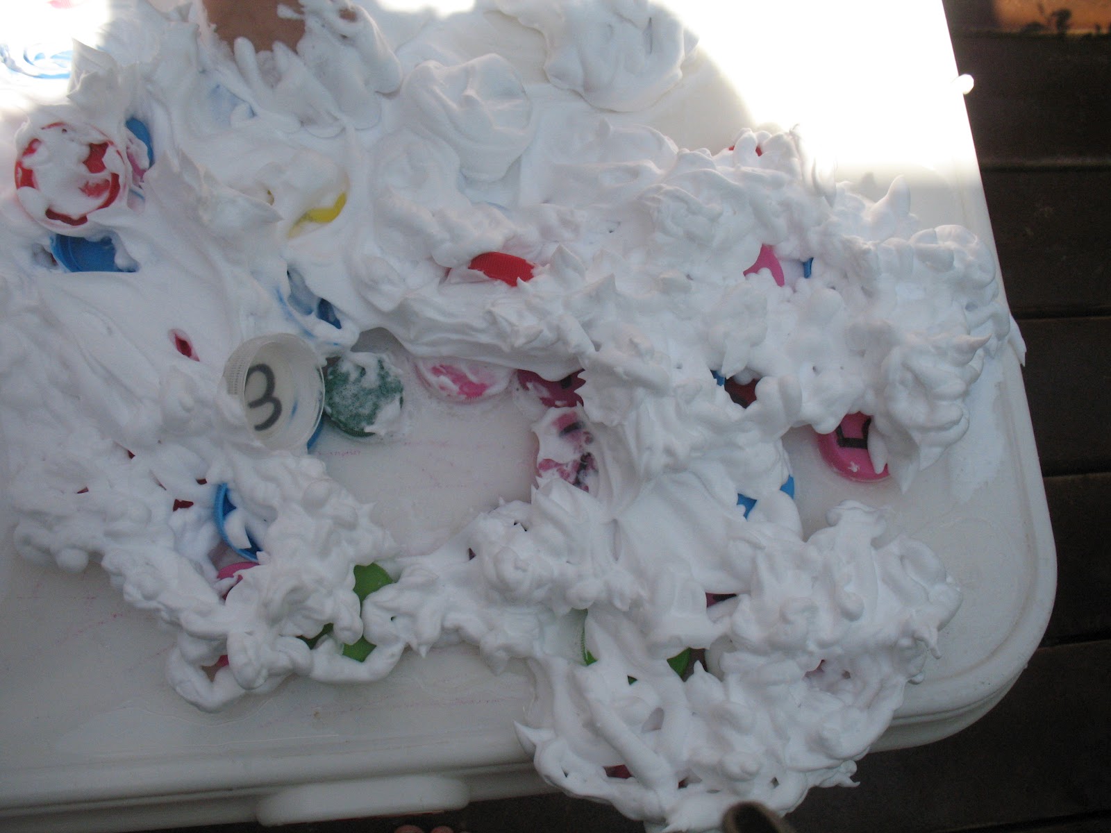 we can do all things Numbers and Shaving Cream