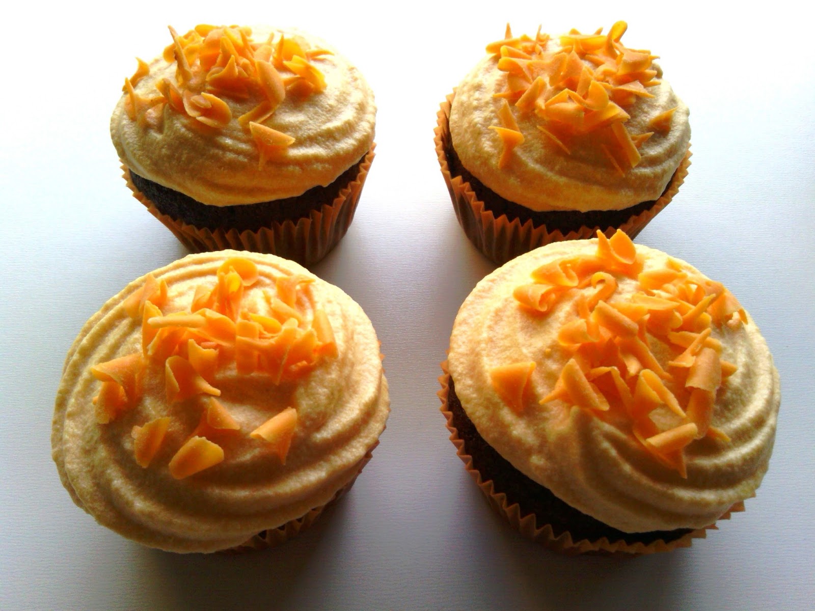 Dulcetopía Cupcakes Lidl chocolate y mandarina