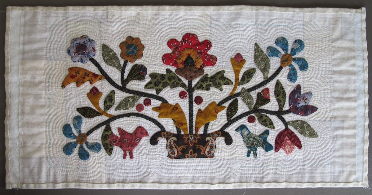 Baltimore Garden Quilts Echo Quilting By Hand