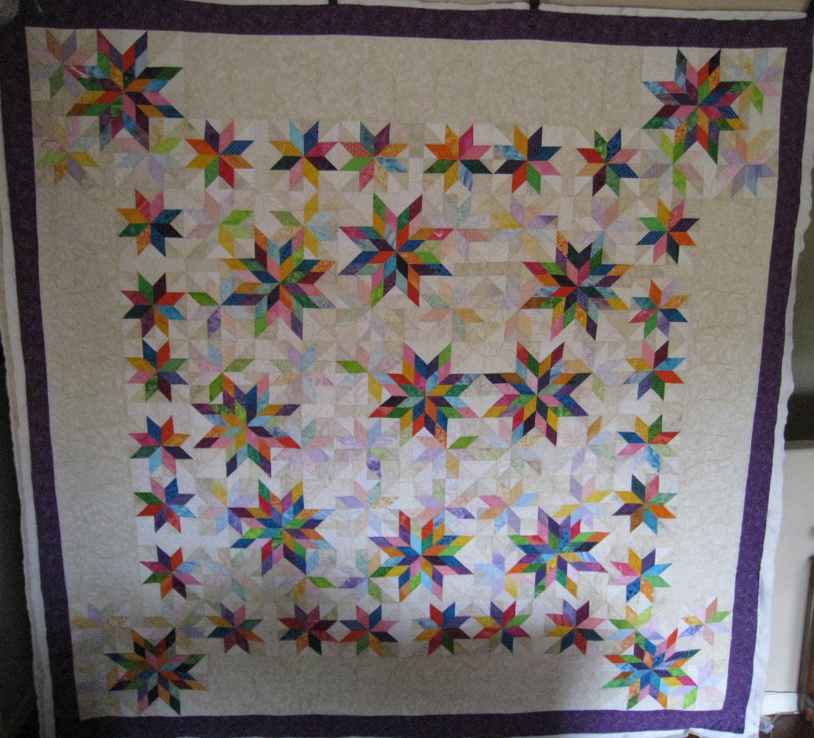Rosthequilter, quilting is my sanity……. Meteor Shower Quilt