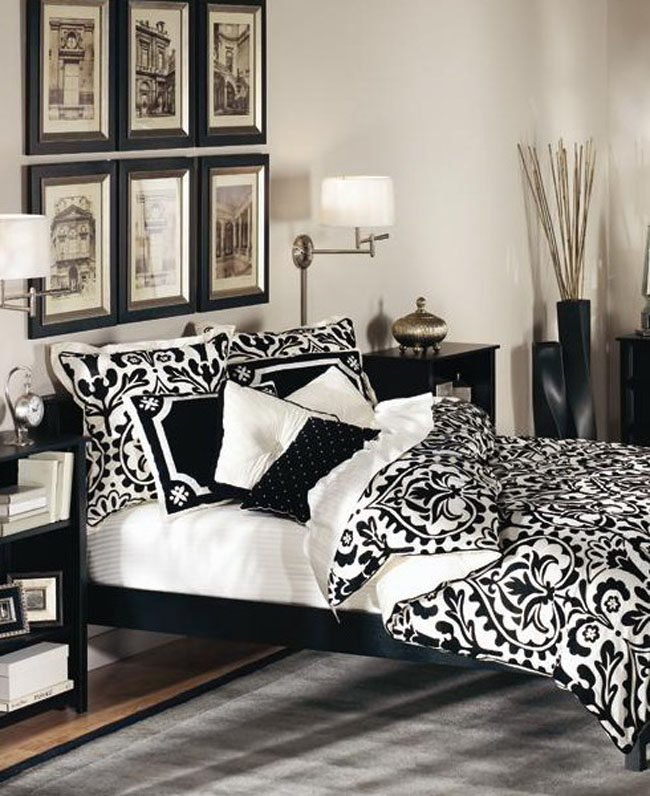 Black And White Bedroom Decorating Ideas