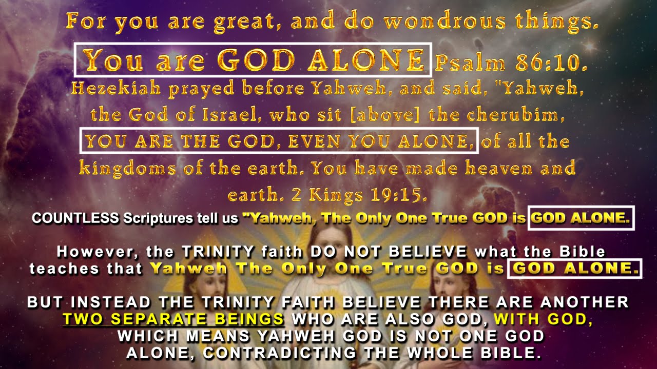 IS THE TRINITY THREE GODS OR ONE GOD?