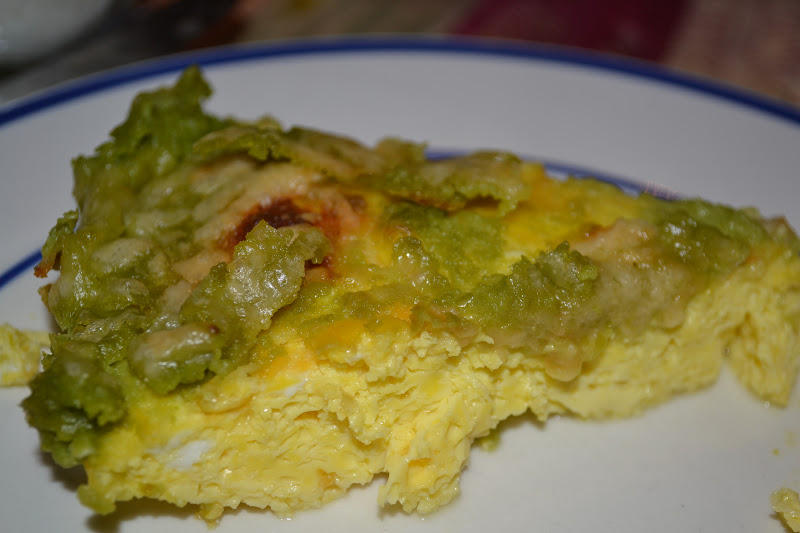 Grain Free Pesto Topped Quiche...Or Egg Pizza Just Take A Bite