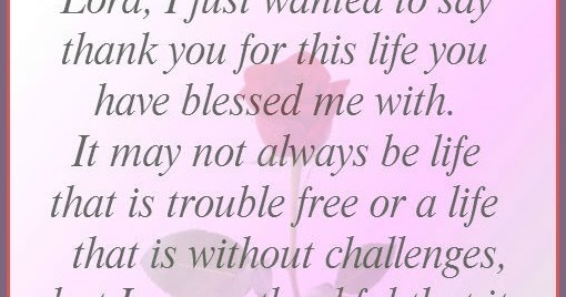 Daveswordsofwisdom.com: Saying Thank You To The Lord....