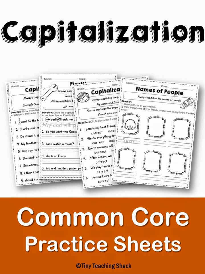 Tiny Teaching Shack: First Grade Common Core Language Arts