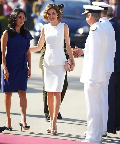  Queen Letizia and King Felipe with Peruvian President Ollanta Humala Tasso and his wife Nadine Heredia Alarcon