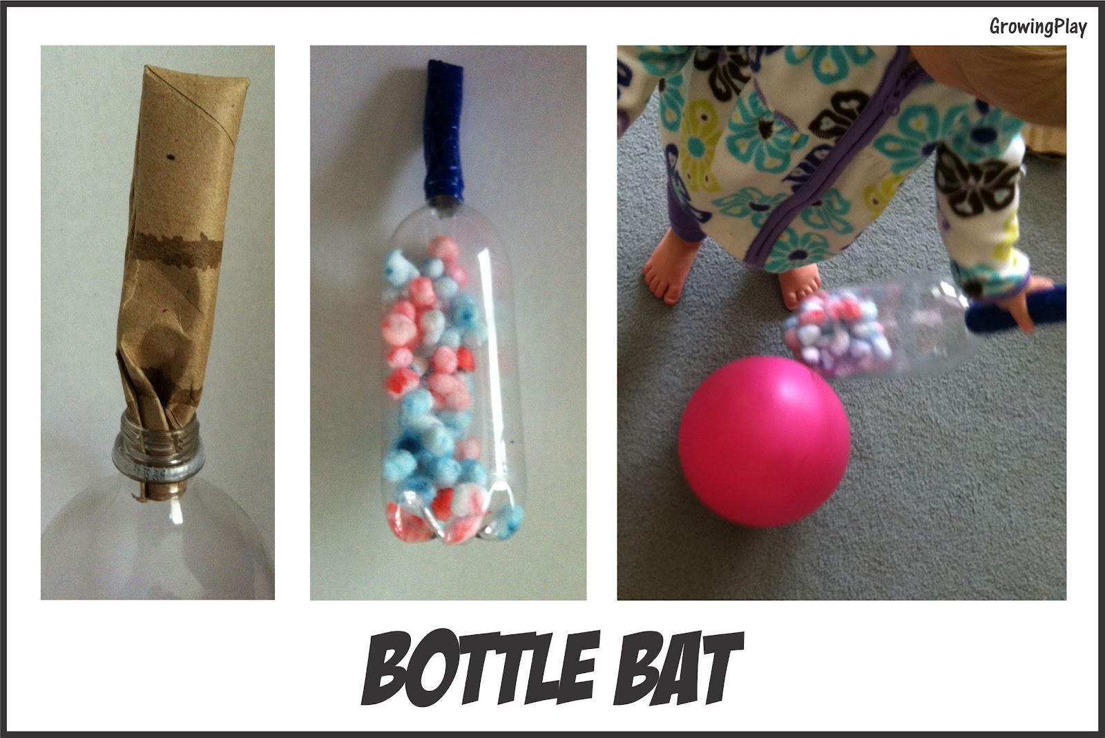 Growing Play Toddler Time Bottle Bat