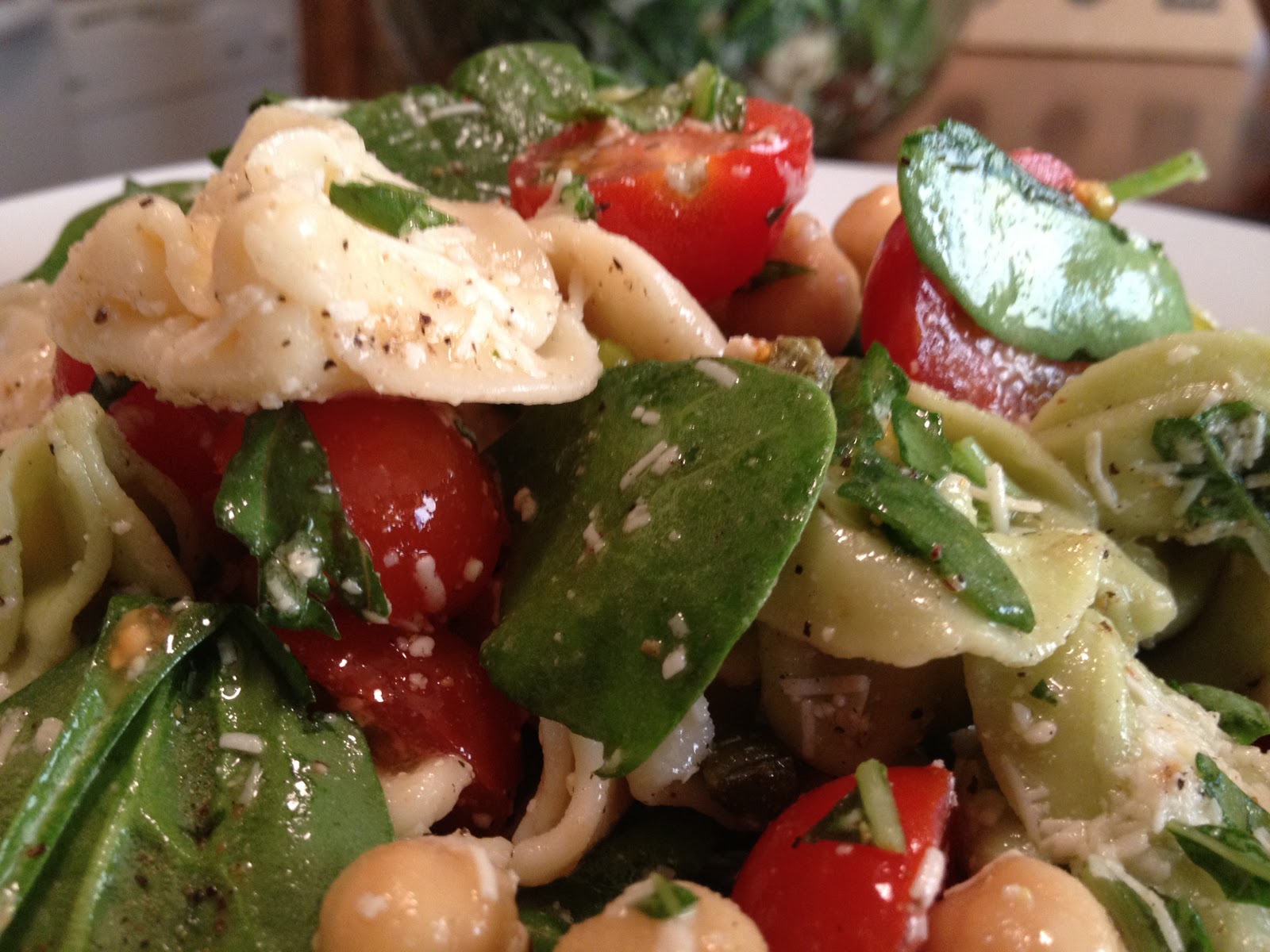 Oregon Transplant A Week of Salads Tortellini Pepperoncini Salad