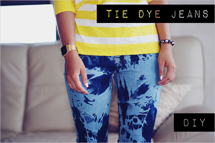 diy dye jeans