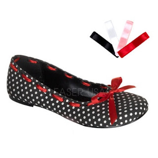 polka dot flats