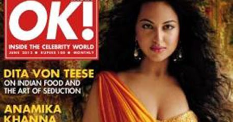 Sonakshi Sinha On The Cover Of Ok! India..