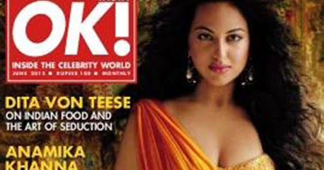 Sonakshi Sinha on the cover of OK! India..