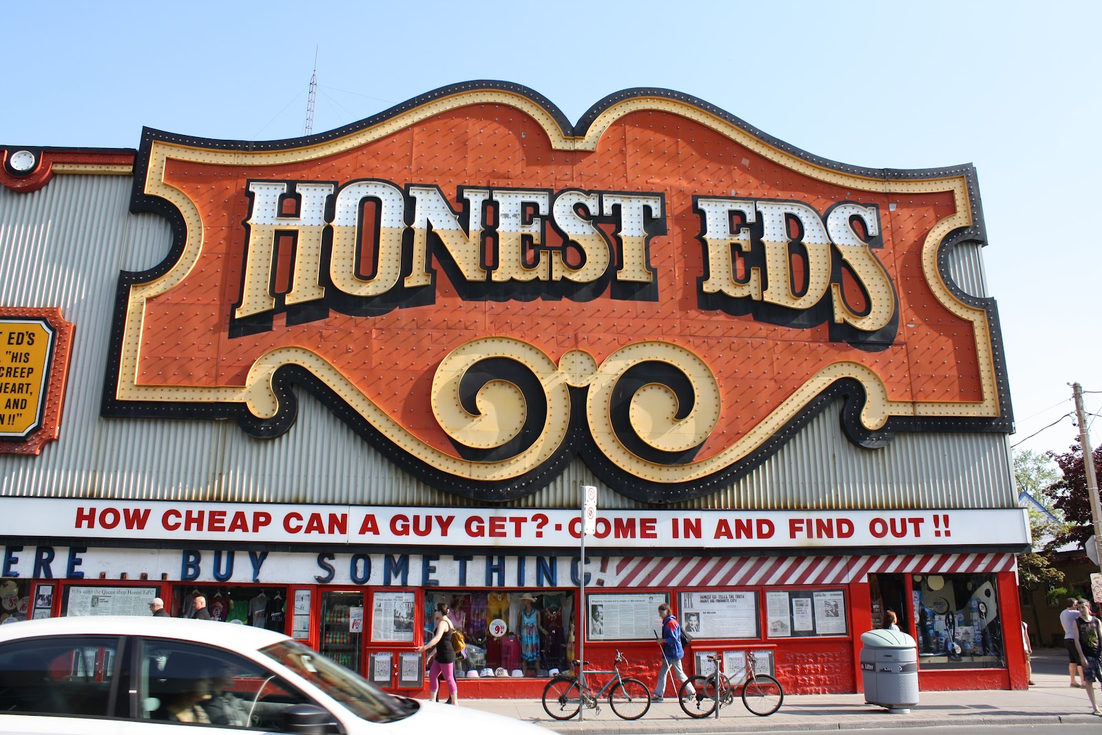 Vintage suburbia Honest Ed's Famous Bargain Store in Toronto