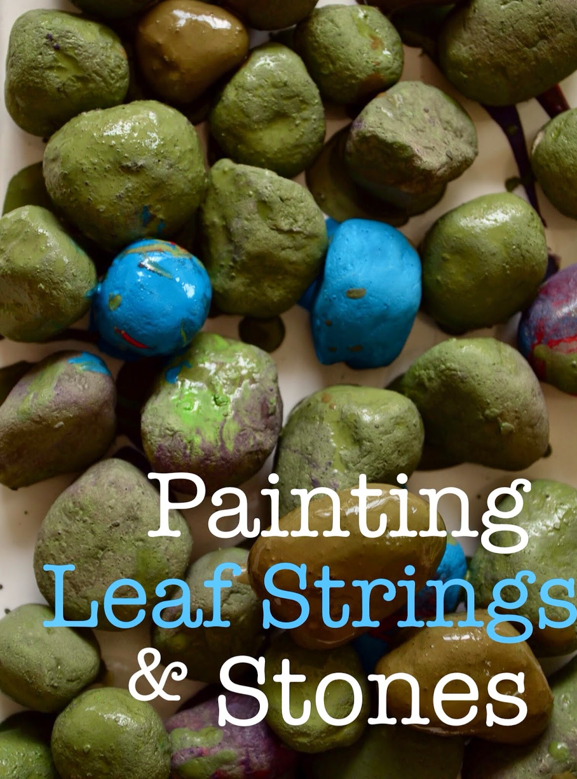 Painting Leaf Strings & Stones (Art Studio Diaries #4) 