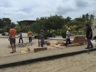 Remax Vip Belize: Day one of construction