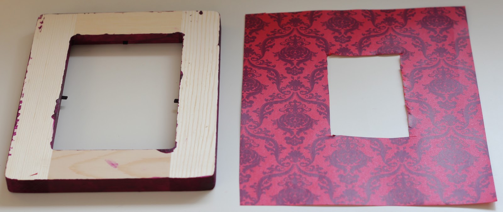 Dill Pickle Design Decoupage Picture Frame Tutorial