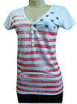 BLUSA COM ESTAMPA EM BANDEIRA