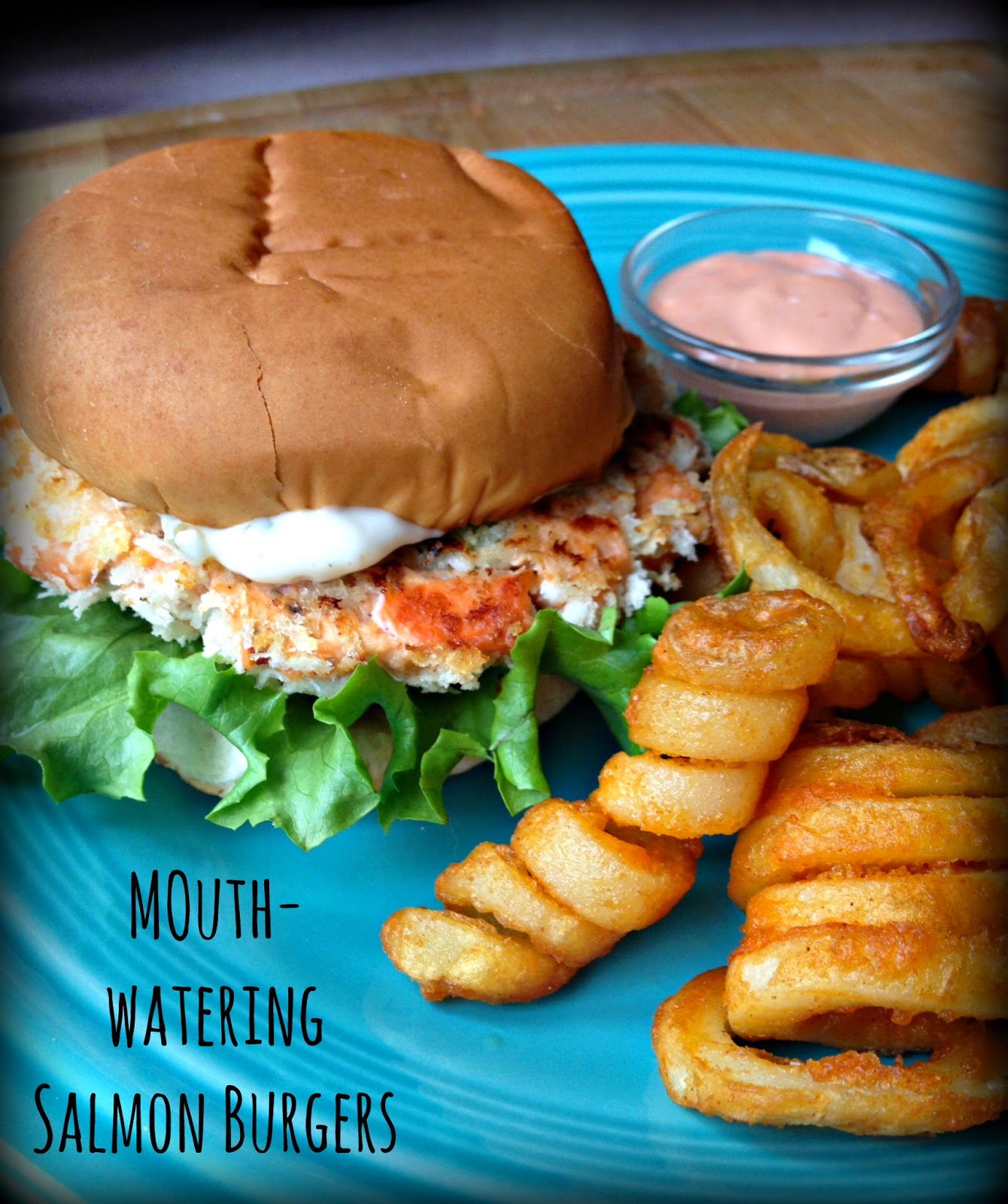 The Girly Girl Cooks MouthWatering Salmon Burger