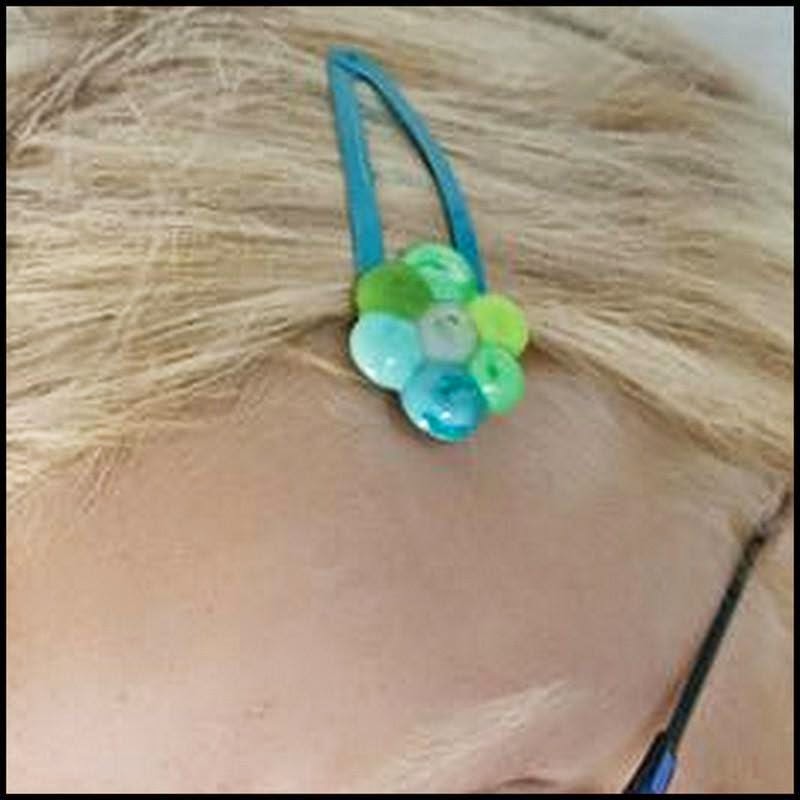 Dollar Store Crafter Homemade Hair Barrettes From Melted Beads