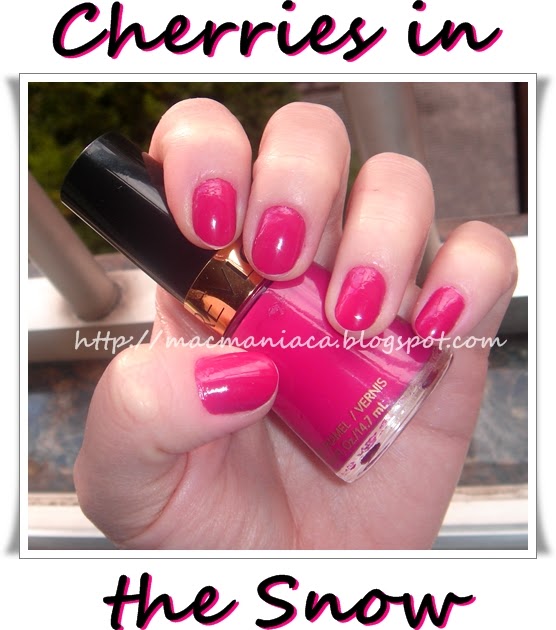 ESMALTE CHERRIES IN THE SNOW REVLON M•A•Cmaniaca