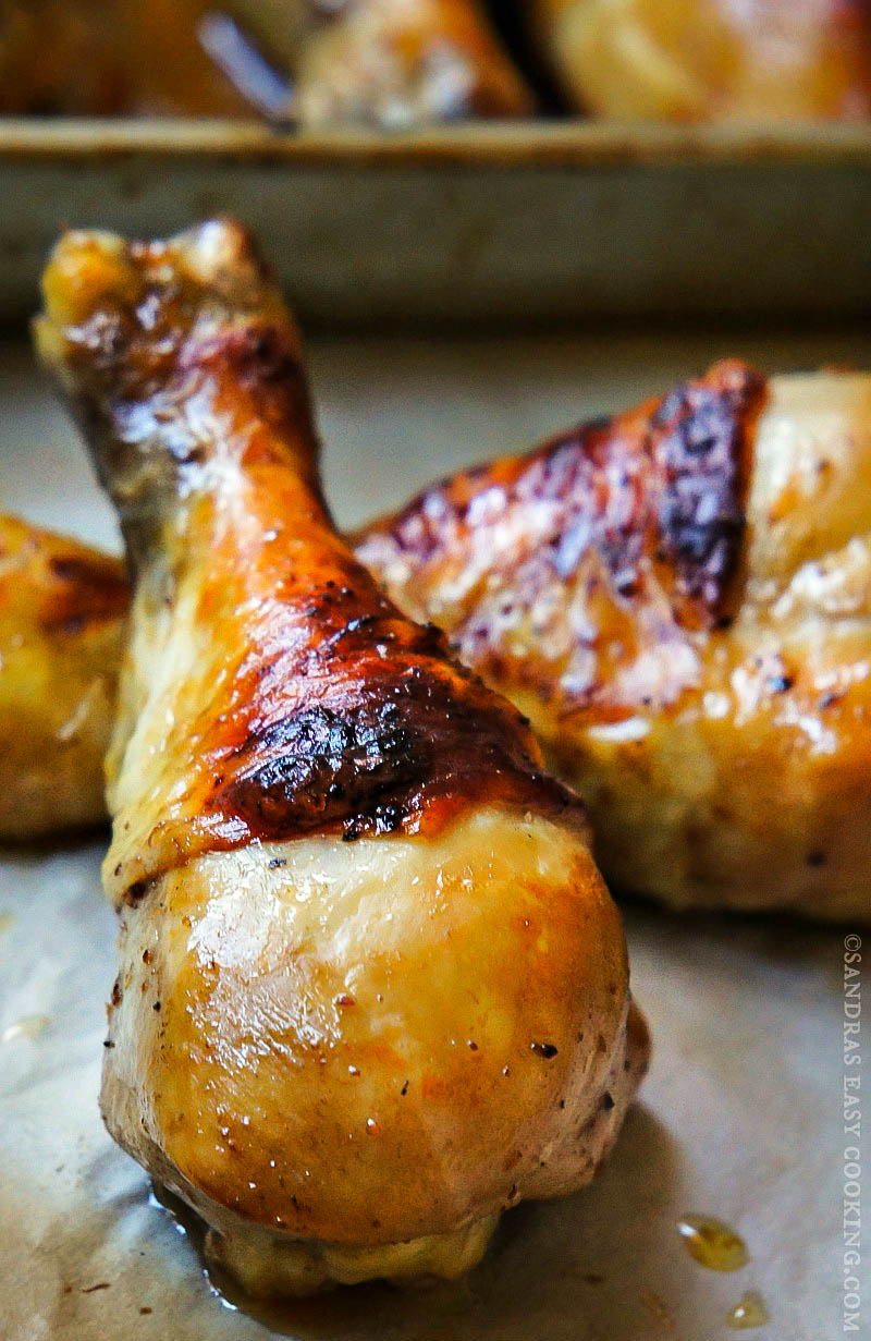 SANDRA'S EASY COOKING Marinated Baked Chicken Drumsticks