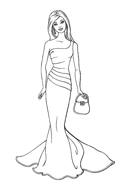 Barbie Coloring Pages