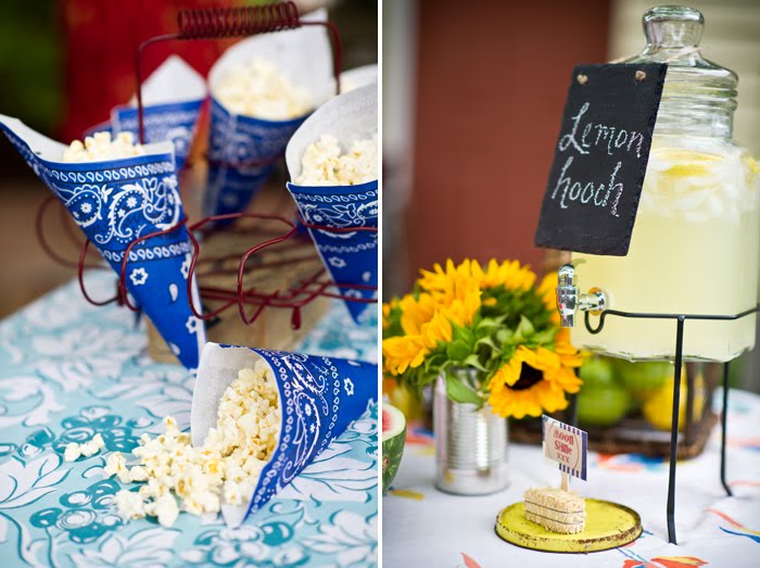 fort & field burlap and bluegrass party