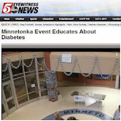 JDRF hosted their annual Reach-n-Teach event at MHS and KSTP covered the event.