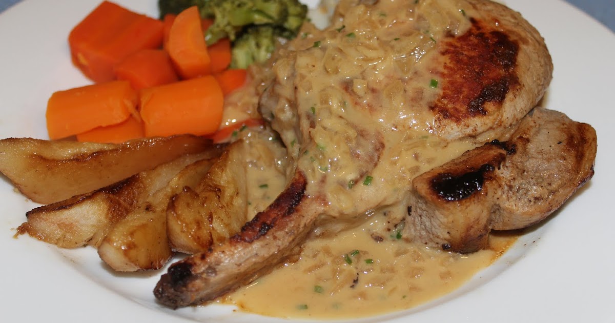 a dash of flavour Pork with Cider Cream Sauce