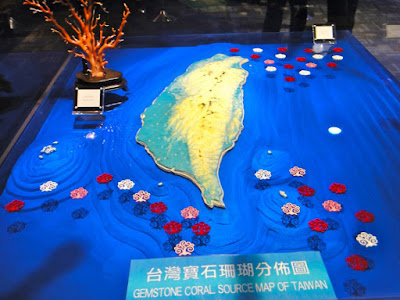 gemstone coral source map of Taiwan Taipei 101