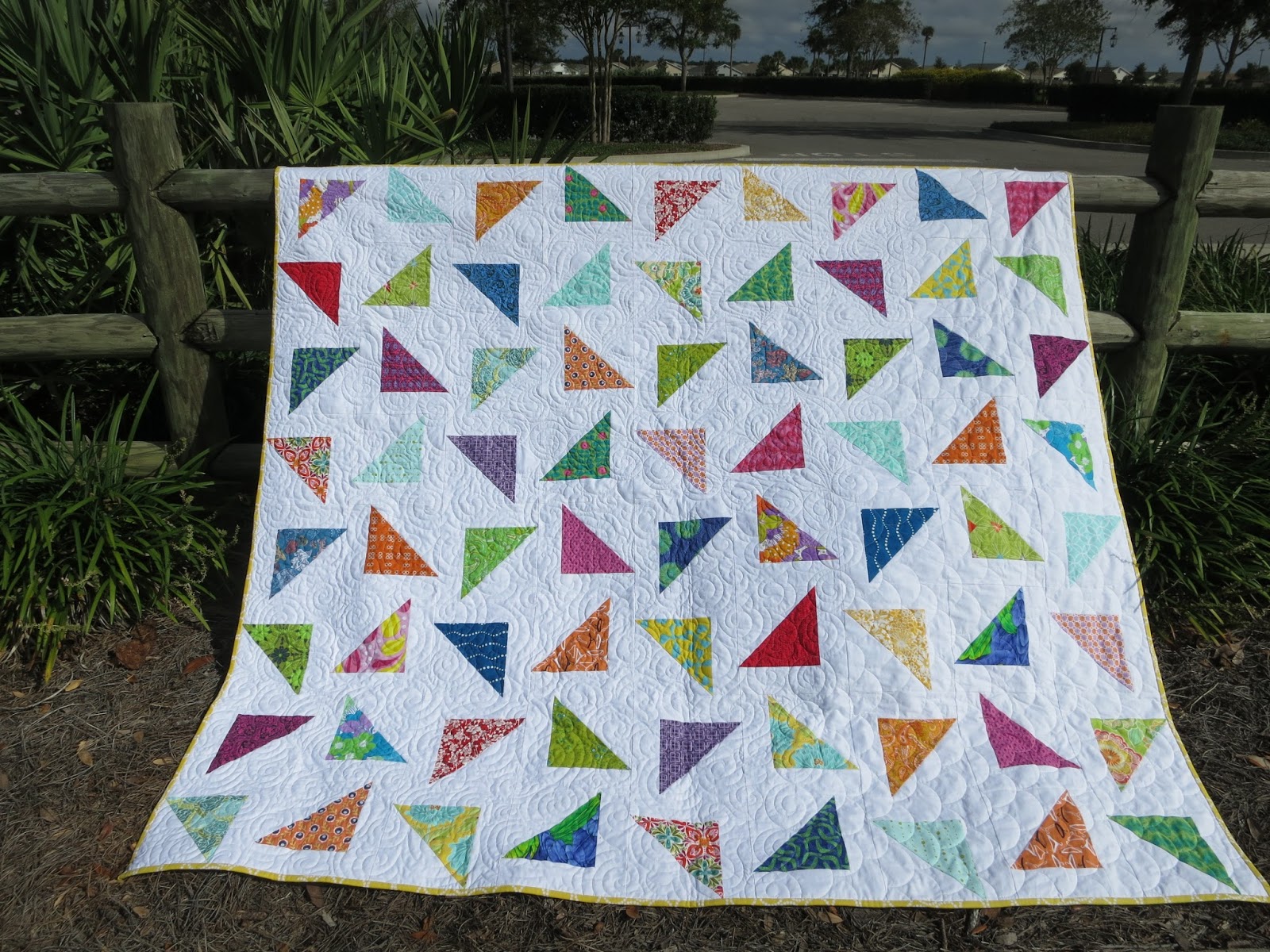 Flourishing Palms Triangle Tango Finish