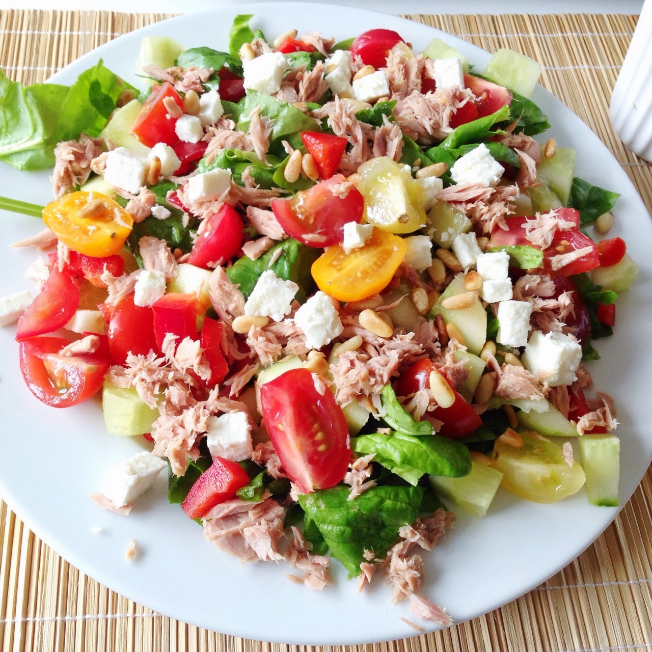 Healthy Living in Heels Tuna Lunch Salad
