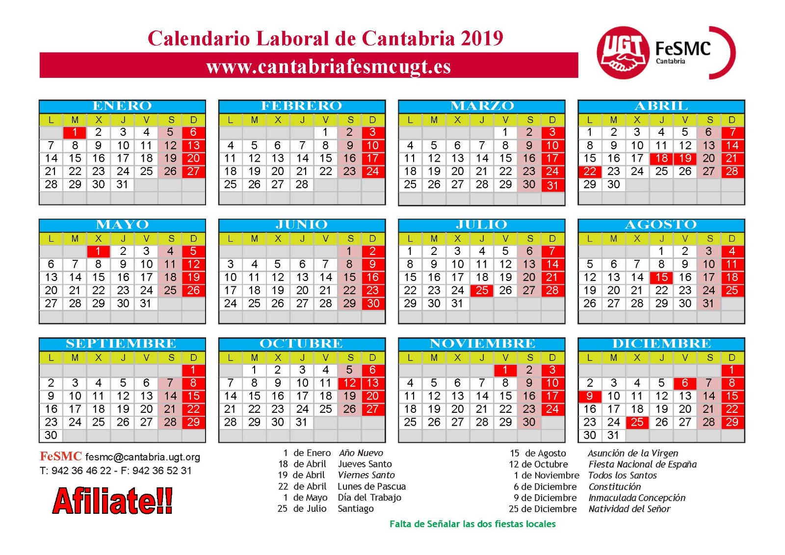 Sección Sindical UGT Carrefour Peñacastillo LA MESA DEL PARLAMENTO DE