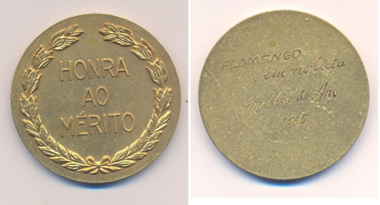 Medalha "Os Melhores Esportistas do Flamengo de 1965"